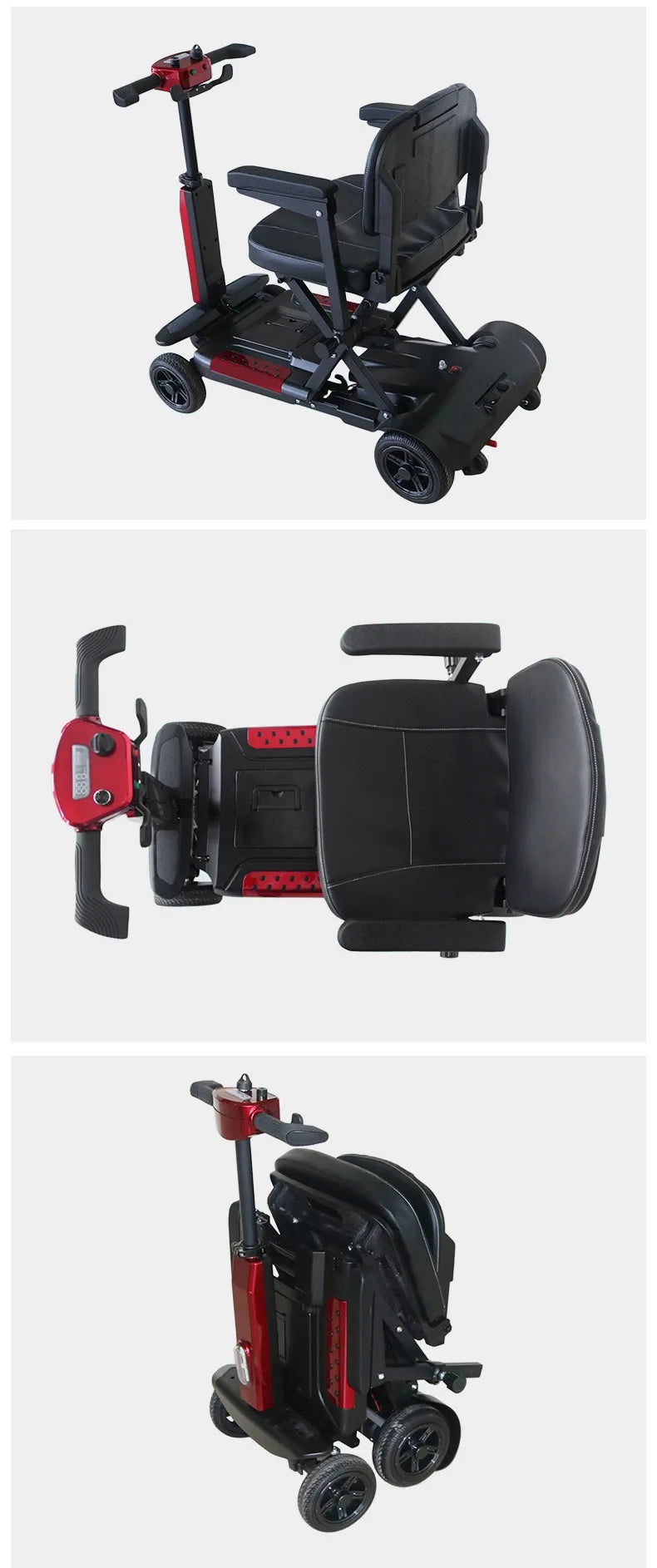4-Wheel Mobility Scooter – 20–40 km Range, 264.55 lbs Capacity