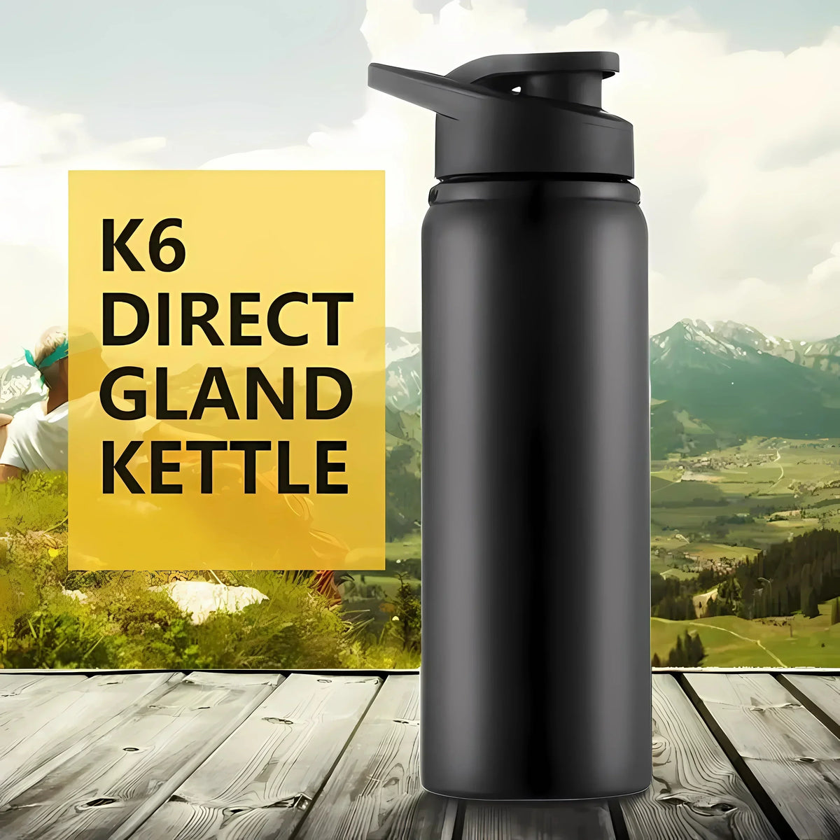 Stainless Steel Bicycle Water Bottle – Portable Outdoor Sports & Travel Kettle, BPA-Free, 700ml