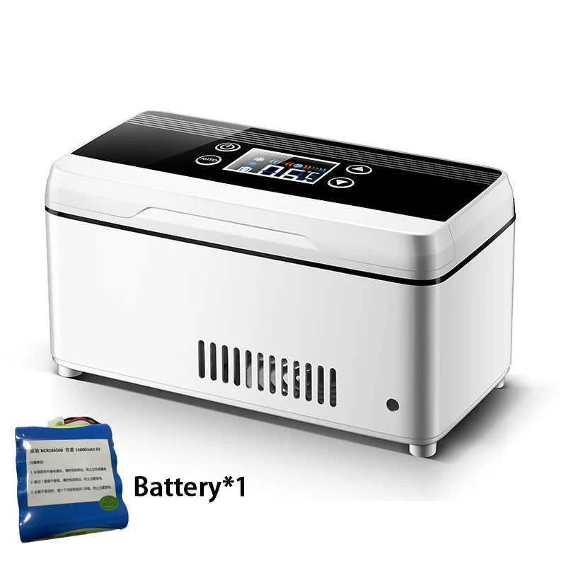 10400mAh Portable Insulin Refrigerator – USB Rechargeable Mini Cold Box with Constant Temperature Cooler Bag
