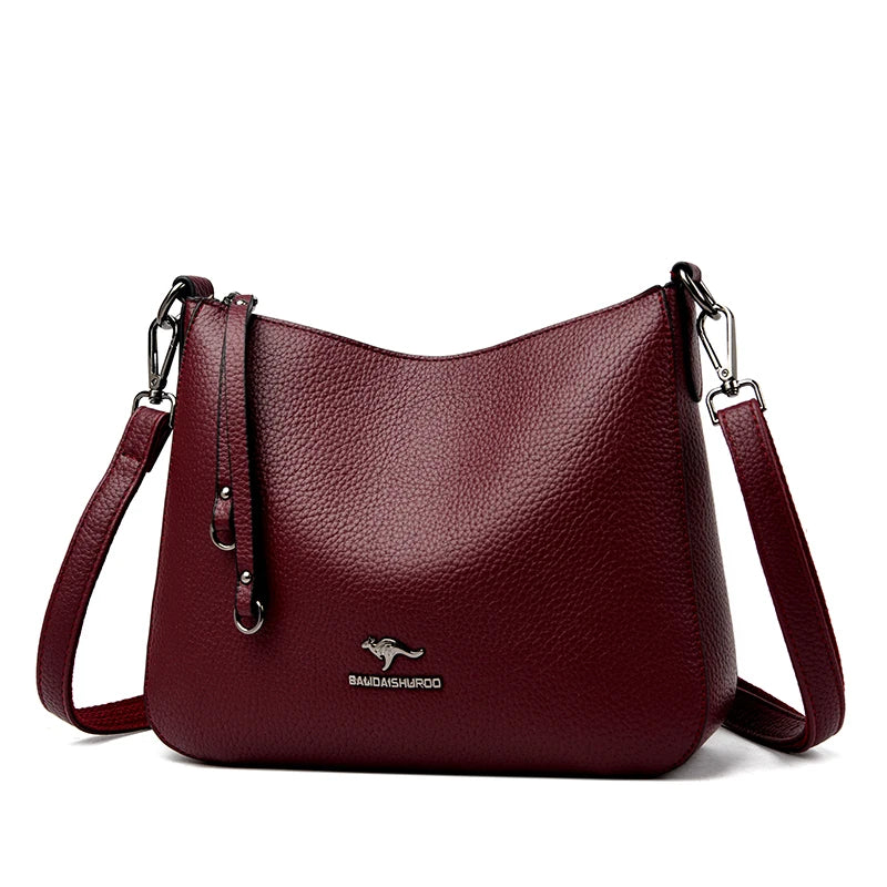 Luxury PU Tote Bag – Sequin & Tassel Designer Shoulder Crossbody Handbag for Women