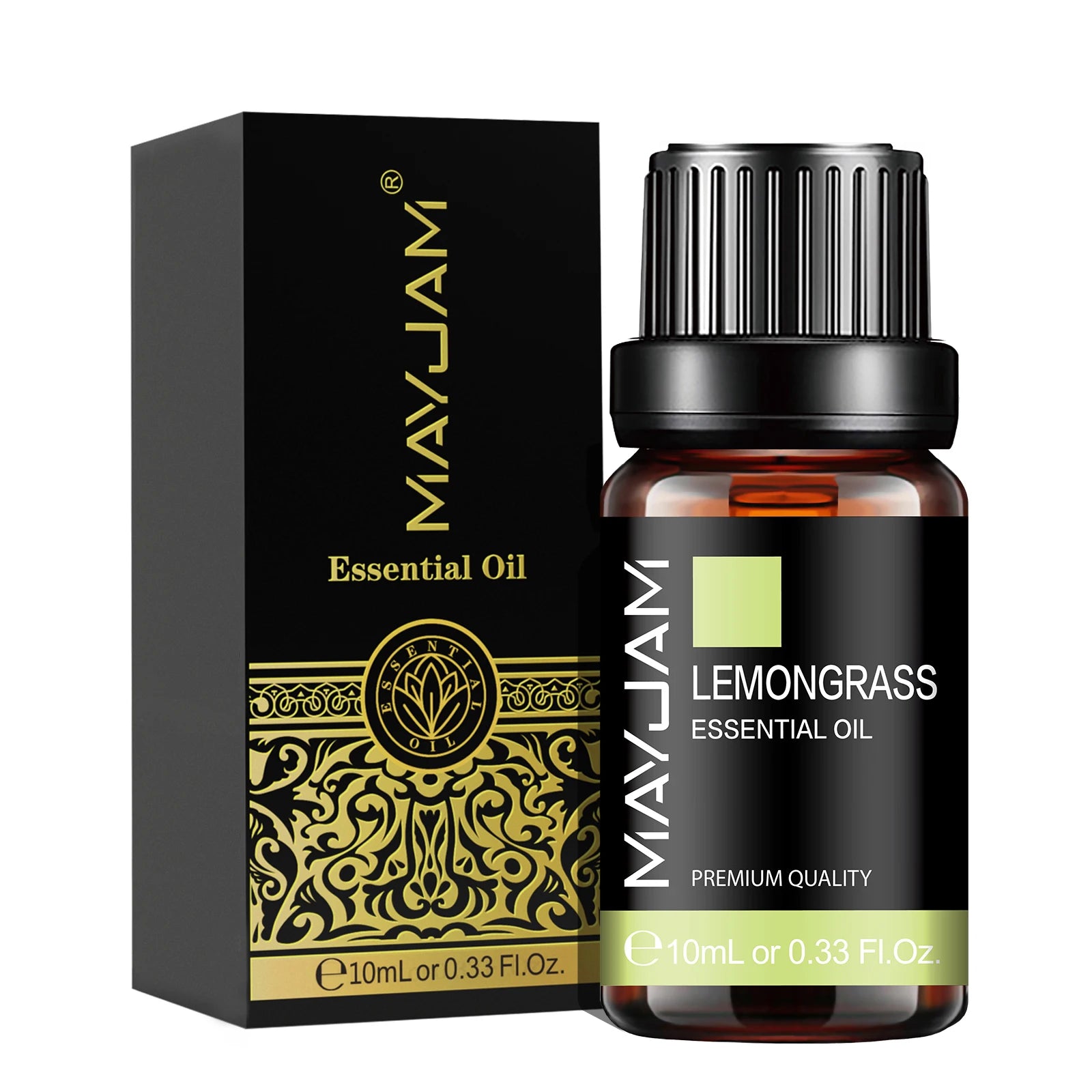 MAYJAM Essential Oils — Lavender, Lemongrass, Jasmine, Vanilla, Eucalyptus & Rose for Diffusers & Candle Making