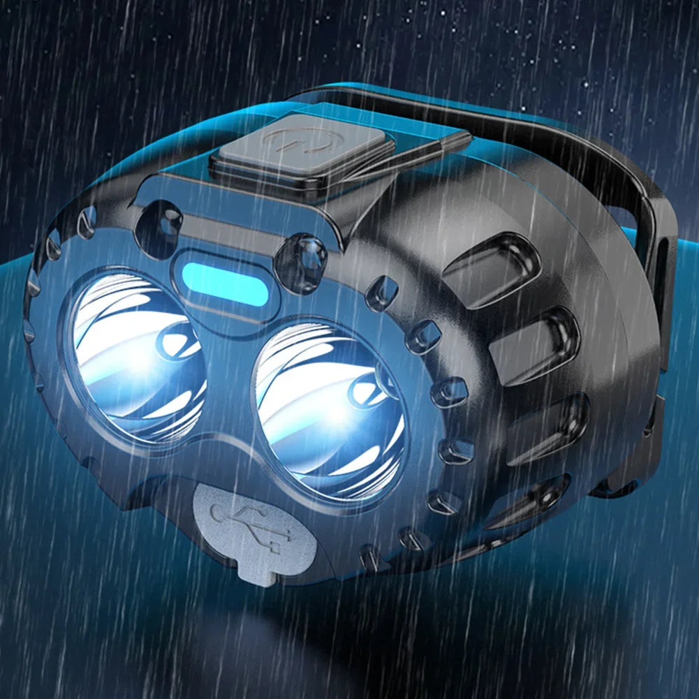 IPX4 Waterproof LED Headlamp – 250 Lumen XPE, 500mAh for Outdoor Fishing, Camping & Hiking