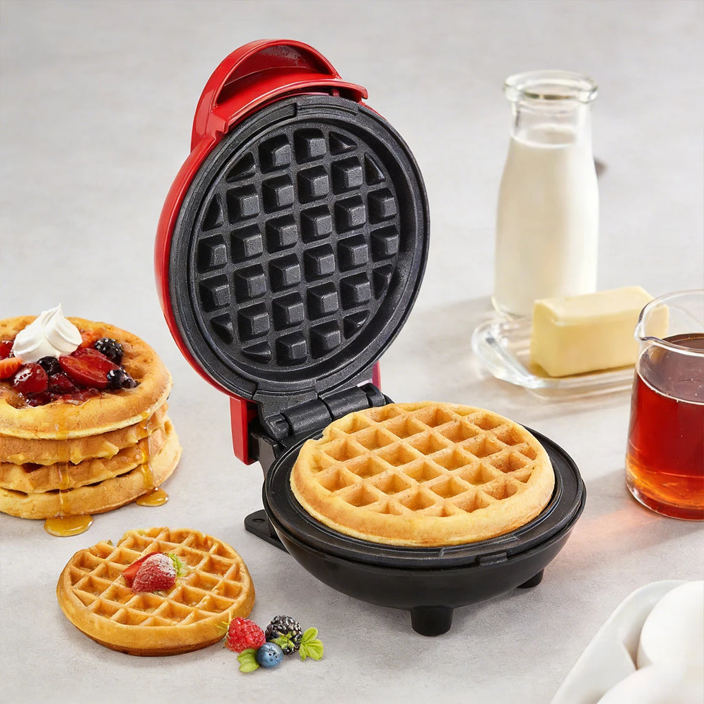 Mini Waffle & Sandwich Cake Baking Machine — Fully Automatic Multifunctional Electric Pan