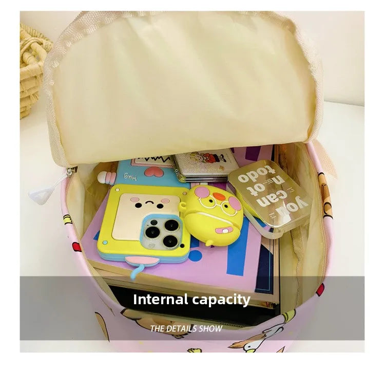 Capybara Backpack – Kids Nylon School Bag