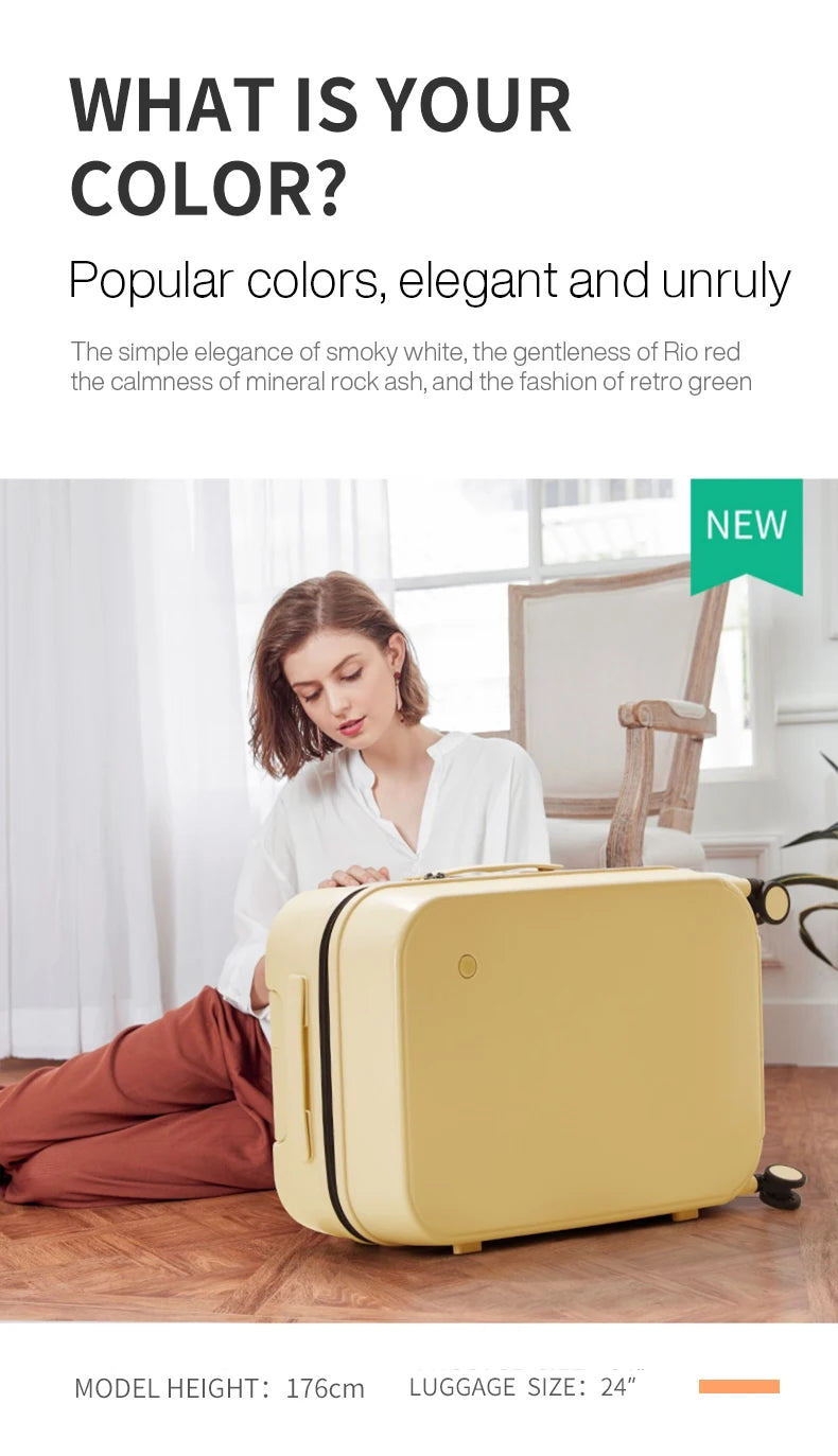 Mixi PC Luggage – Patent Design Spinner Suitcase