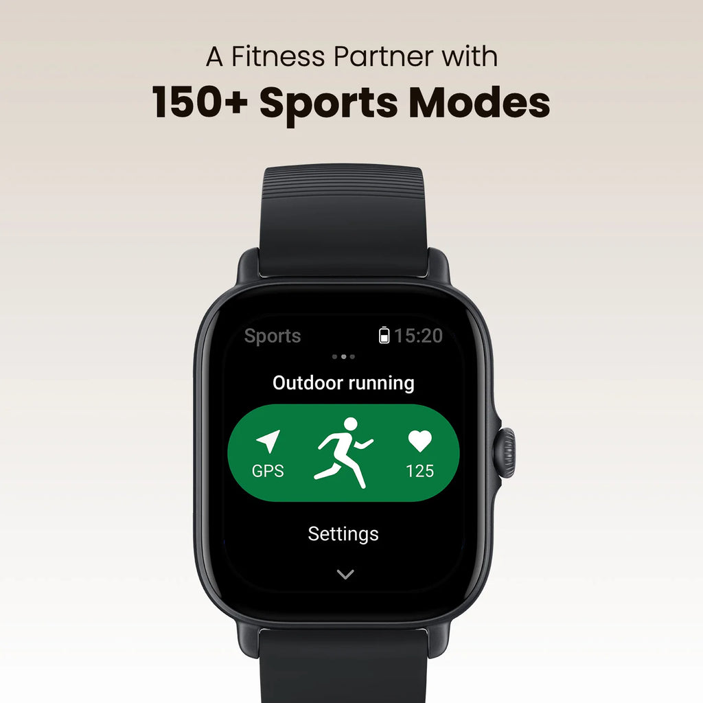 Amazfit GTS 4 Mini Smartwatch – Alexa Built-In 24H Heart Rate Monitor 150 Sports Modes