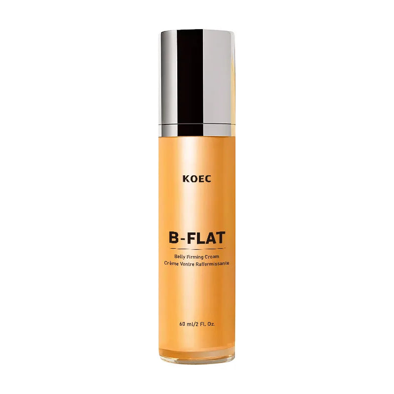 KOEC B-Flat Belly Firming Cream — Decreases Stretch Marks, Smoothing & Tightening with Avocado & Shea Butter 60ml