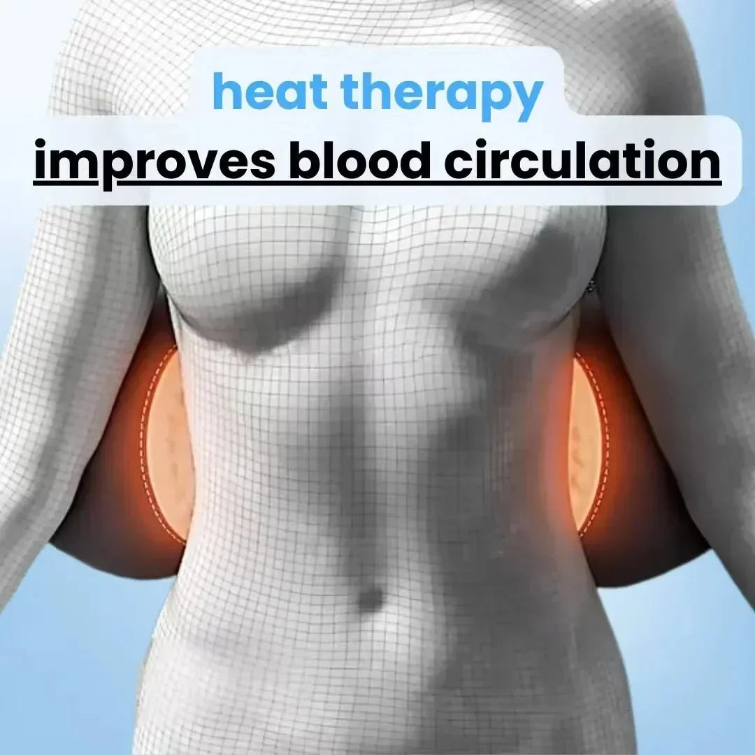 Heating Vibration Back Pillow Massager – Lumbar Support Cushion for Sleep & Maternity