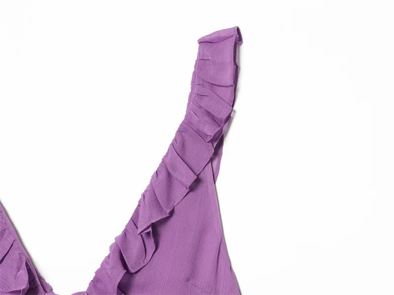 Ruffled Wrinkled Chic Personality Dress — Casual Spring Summer Women's Fashion Dress