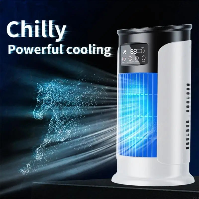 6-Speed Portable Evaporative Air Cooler — Cooling Fan Blower for Personal & Room Use
