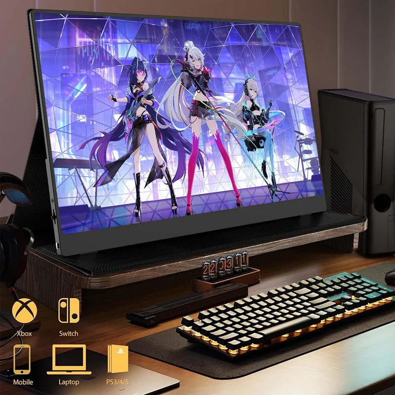 15.6-Inch QHD Portable Monitor – 120Hz Gaming Display