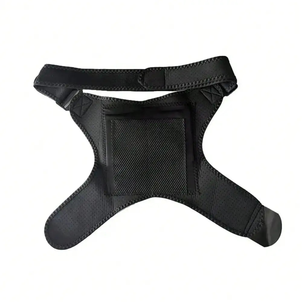 Electric Heating Shoulder Brace Wrap – Vibration Massage Support Belt for Arm & Shoulder Warmth