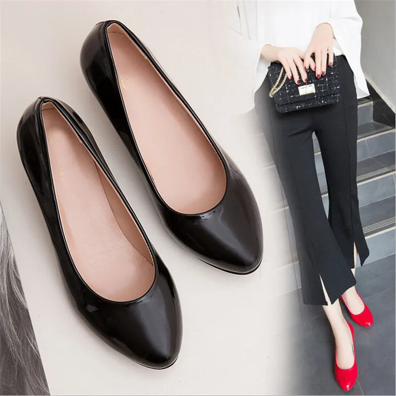 Women's Round-Toe Pumps with 5.5cm Heels