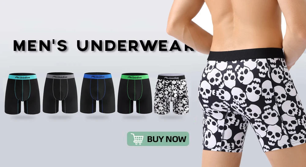 Men's Cotton-Blend Boxer Briefs with Letter Waistband, 4-Pack