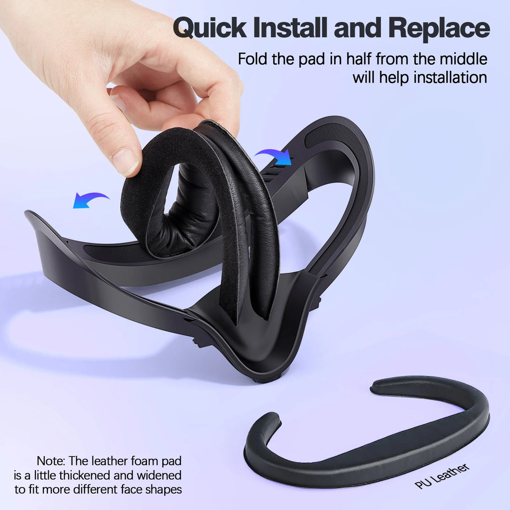 HUADAI Face Cushion Pad for Meta Quest 2, 3 & 3S