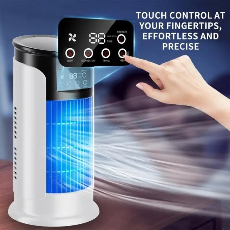 6-Speed Portable Evaporative Air Cooler — Cooling Fan Blower for Personal & Room Use