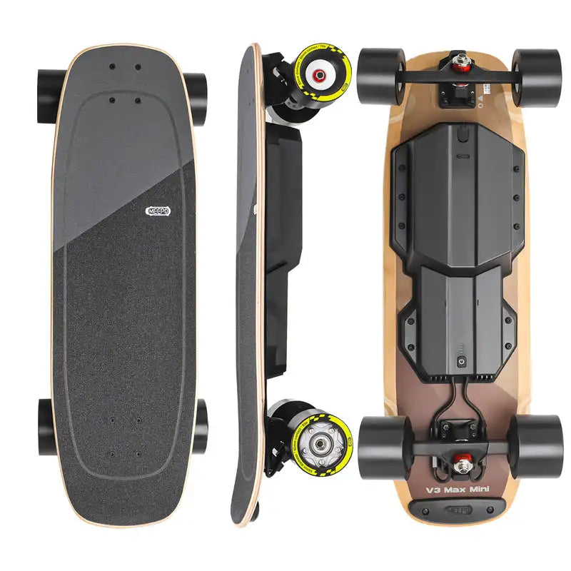 Meepo Mini 3 Max Electric Skateboard – Remote Control, 4-Wheel Dual-Drive, 20mi Range, 265LBS, IPX4 Waterproof