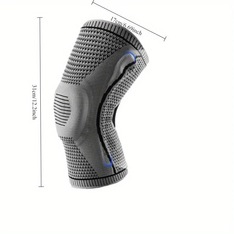 Non-Slip Knee Support Brace — Elastic Compression Sleeve for Arthritis, Sports & Joint Pain