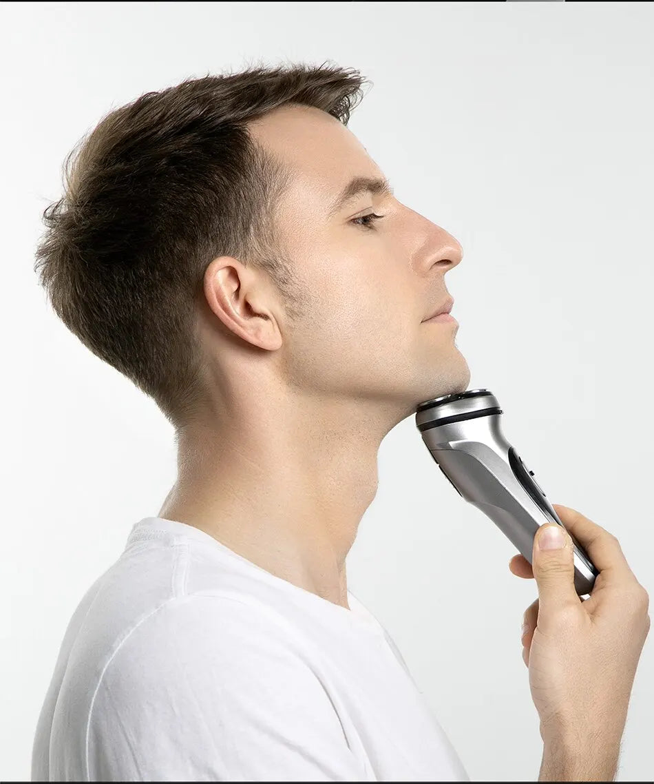 ENCHEN Blackstone 3D Rotary Electric Shaver – Type-C Fast Charge, 85-Min Runtime, Auto-Grinding Blade
