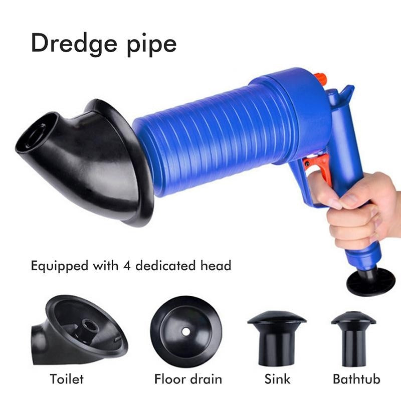 Air Pump Pressure Drain Unblocker & Pipe Plunger