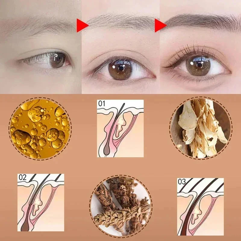 Fast Eyebrow & Eyelash Growth Serum — Anti-Hair Loss