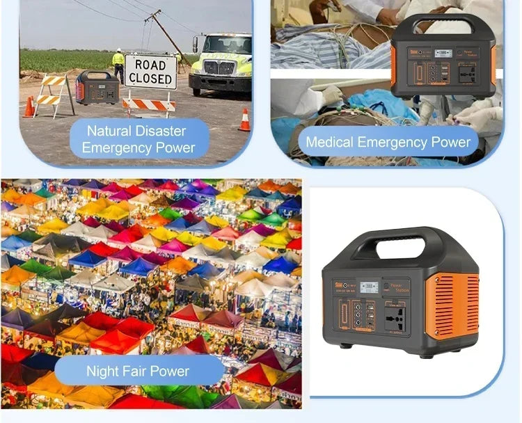 300W Portable Power Station, 230Wh LiFePO4, 220V