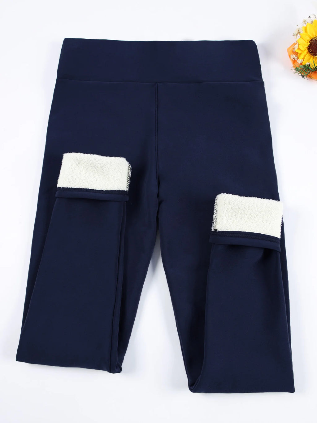 Women's Fleece Velvet Leggings – Warm Thickened High Waist Tights for Autumn & Winter