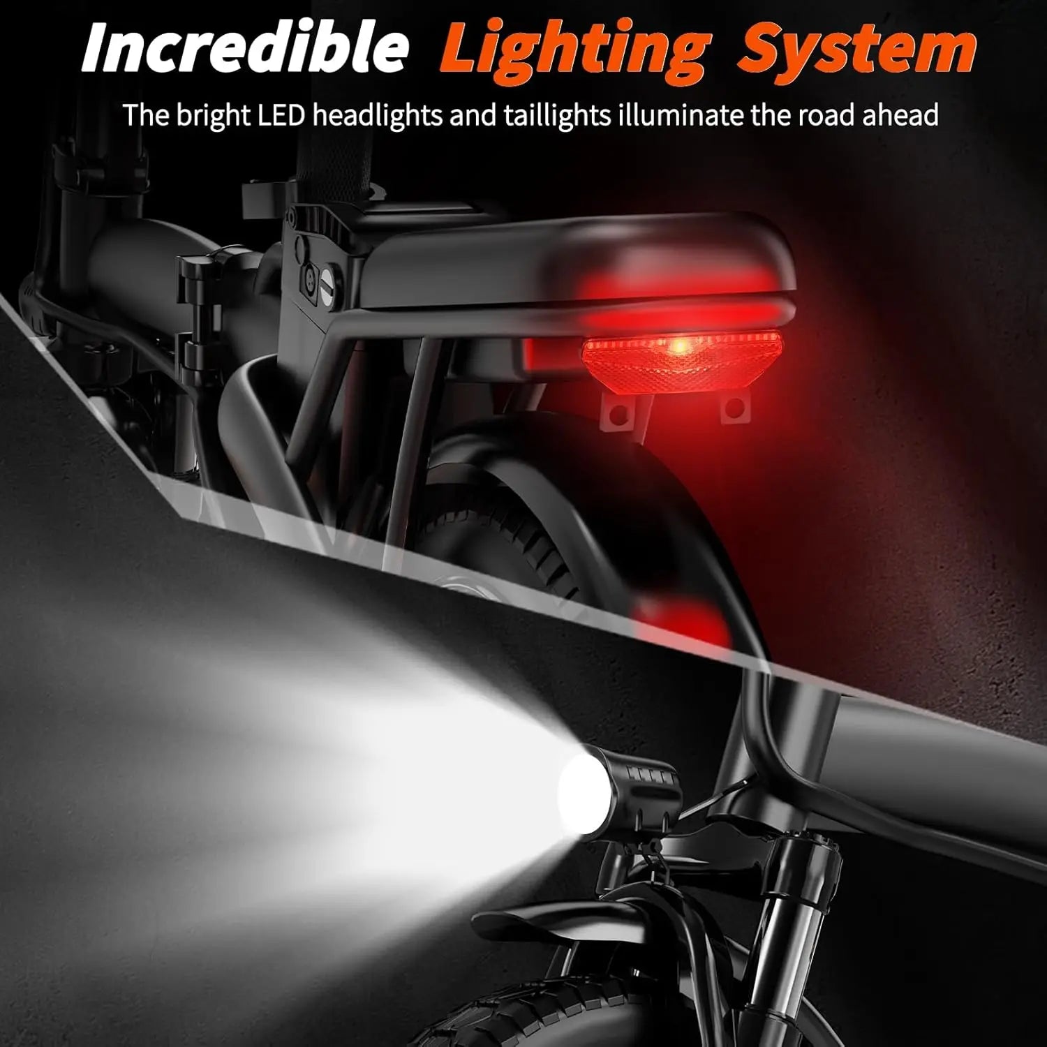550W Folding Electric Bike — 48V 25MPH 35-Mile Range