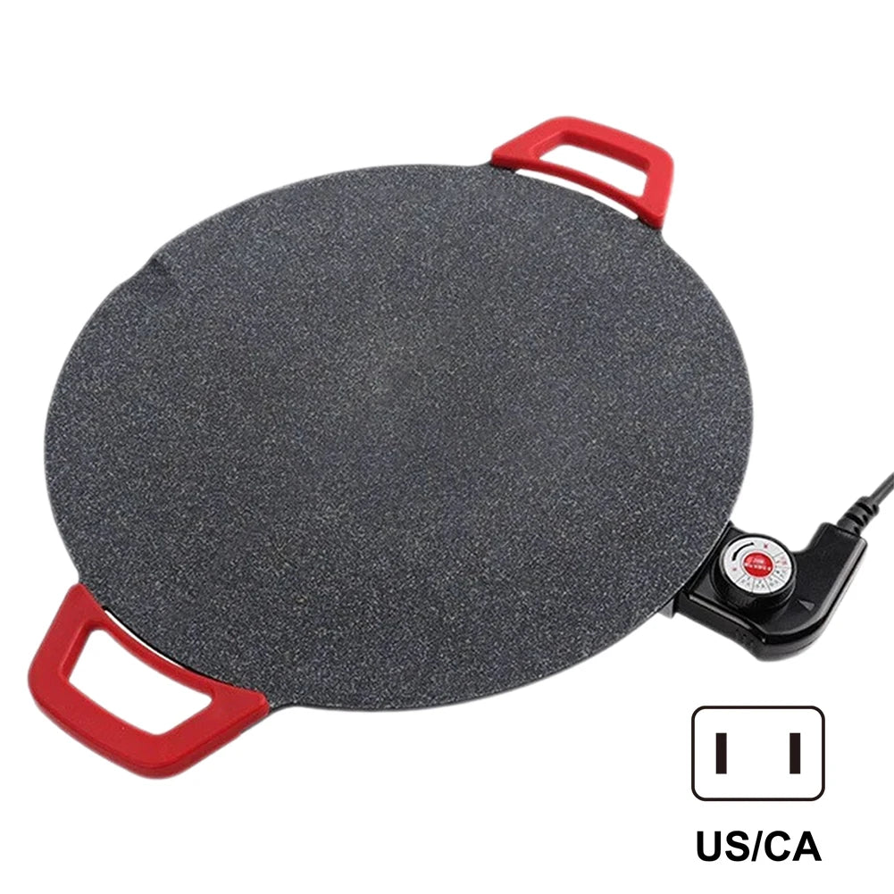 Electric Indoor Non-Stick BBQ Griddle Pan – Portable Countertop Grill for Family Gatherings