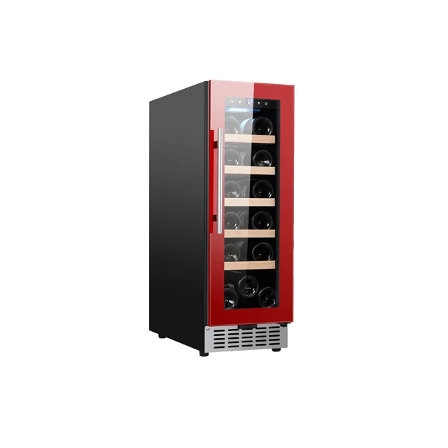 Electric Wine Cooler — 18-Bottle Red & White Wine Cellar Refrigerator Fridge for Home