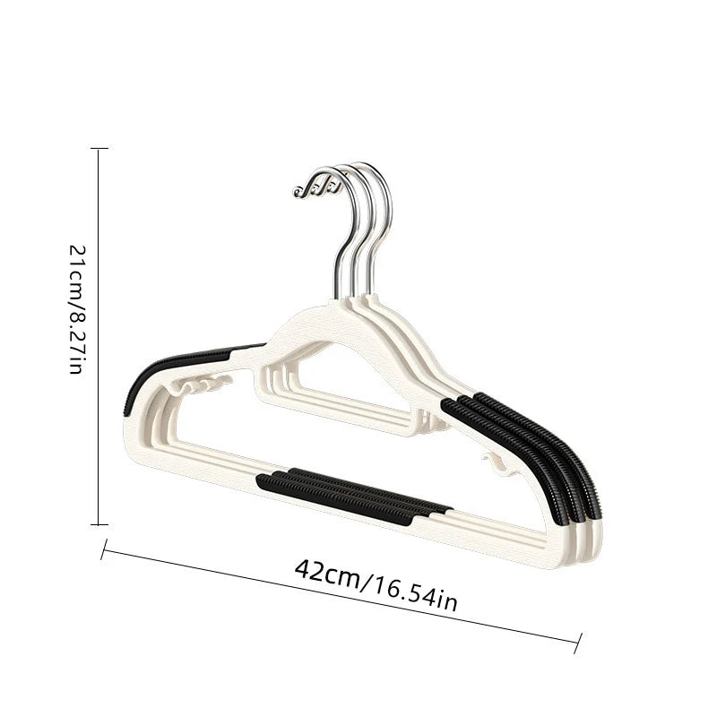 Velvet Clothes Hangers Set with Clips – 30 Pieces