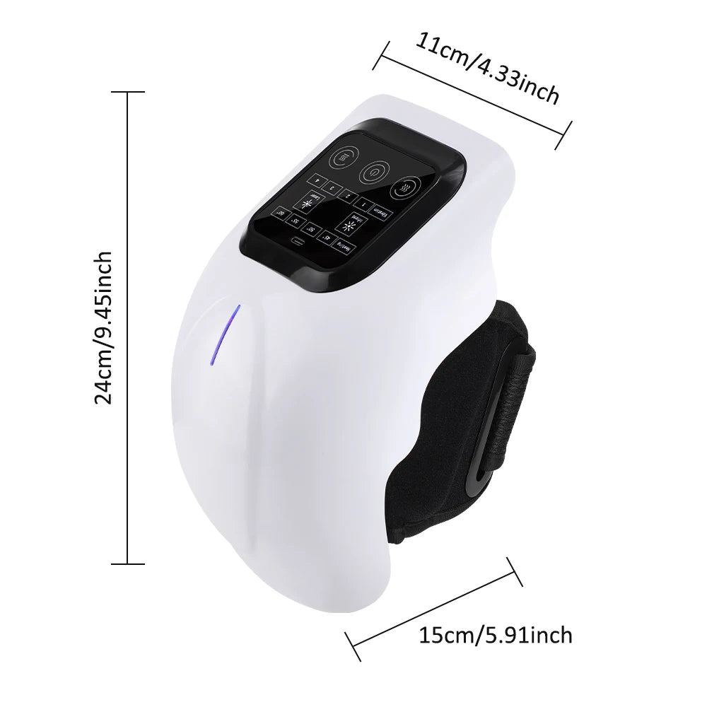 Smart Heating Knee Massager – Vibration & Red Light Therapy for Knee, Elbow & Shoulder