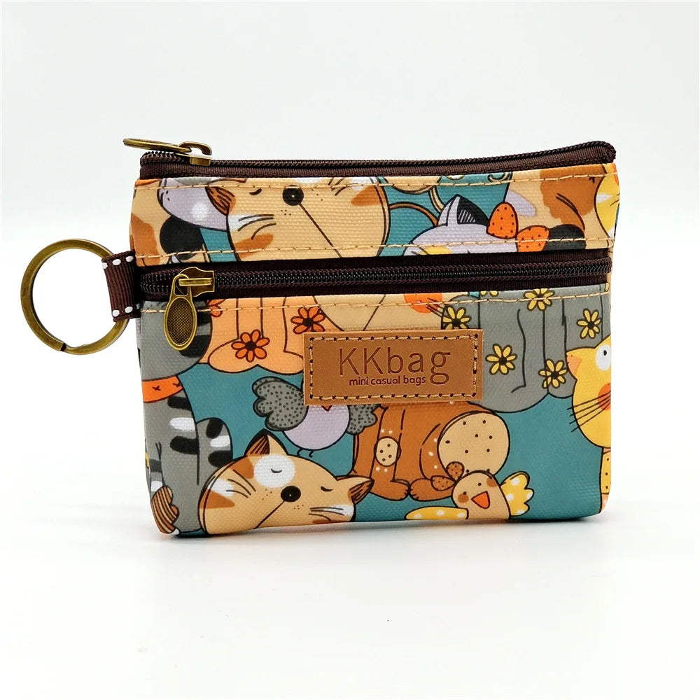 Cute Animal Coin Purse – Kawaii Zipper Wallet & Card Holder for Women, Girls & Students