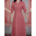 Western-style Women's Dress 2026 Spring Autumn Female Fashion New Temperament Long-sleeved Dresses Korean Shrinking Slim Dress.