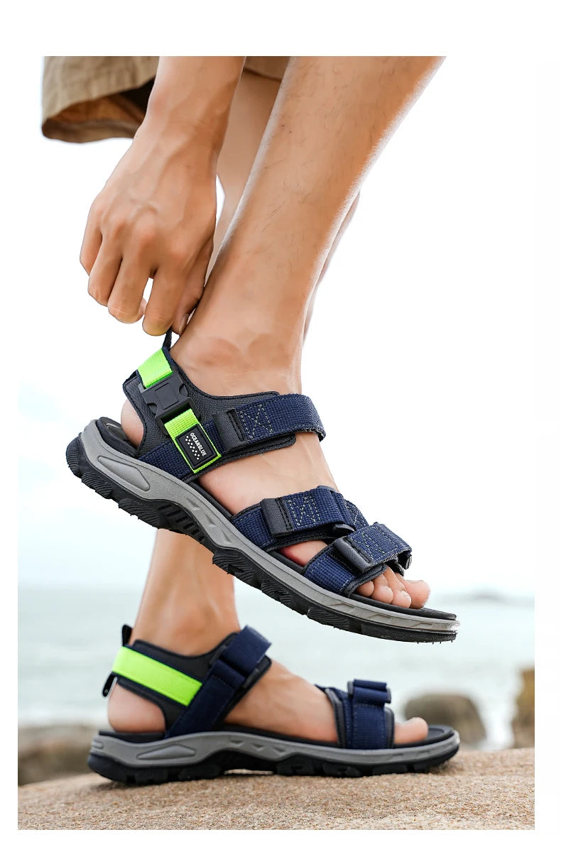 Men's Casual Outdoor Sport Sandals – Breathable Hiking & Beach Sandals