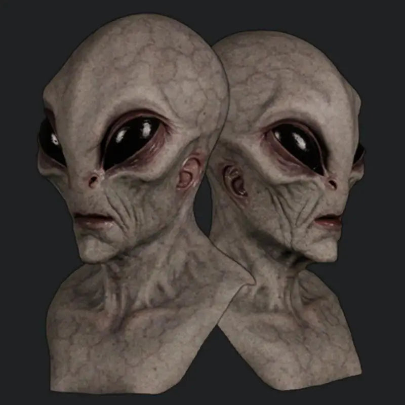 Halloween Alien Mask Cosplay Horror UFO Skull Latex Masks Helmet Carnival Dress Up Party Costume Props