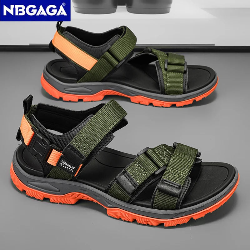 Men's Casual Outdoor Sport Sandals – Breathable Hiking & Beach Sandals