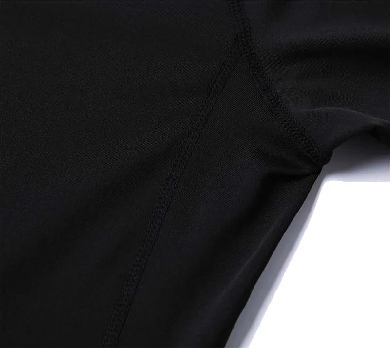 Men's Spider Print Compression Long Sleeve Shirt — Graphic Performance Base Layer