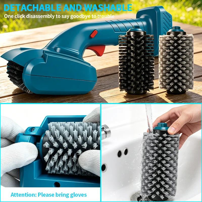 Electric BBQ Grill Cleaner – Cordless 18V Power Grill Brush for Gas Grills, Charcoal & Cast Iron