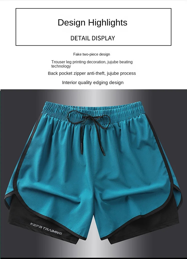 Men's Quick-Dry Running Shorts — Lightweight Athletic Shorts