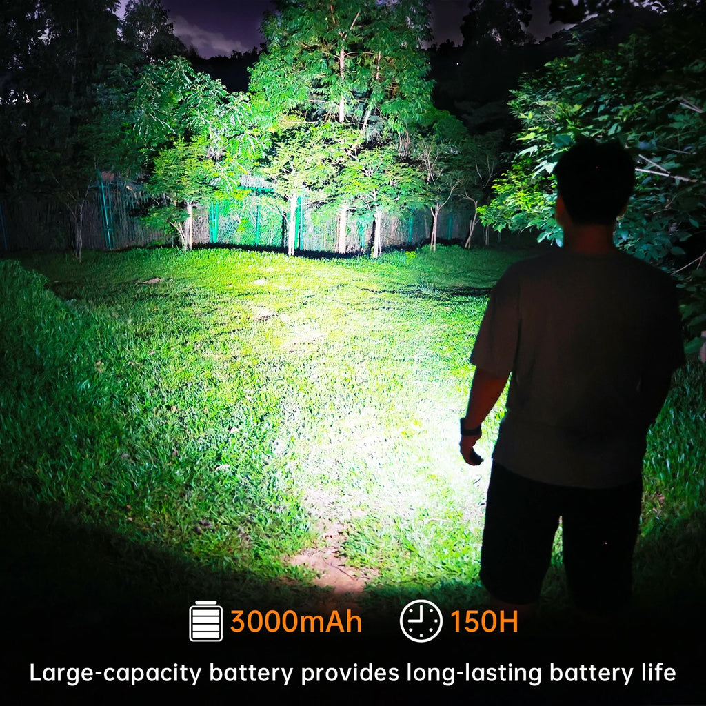 Wurkkos TD02 Tactical Flashlight – 2000 Lumens 18650 Rechargeable Battery