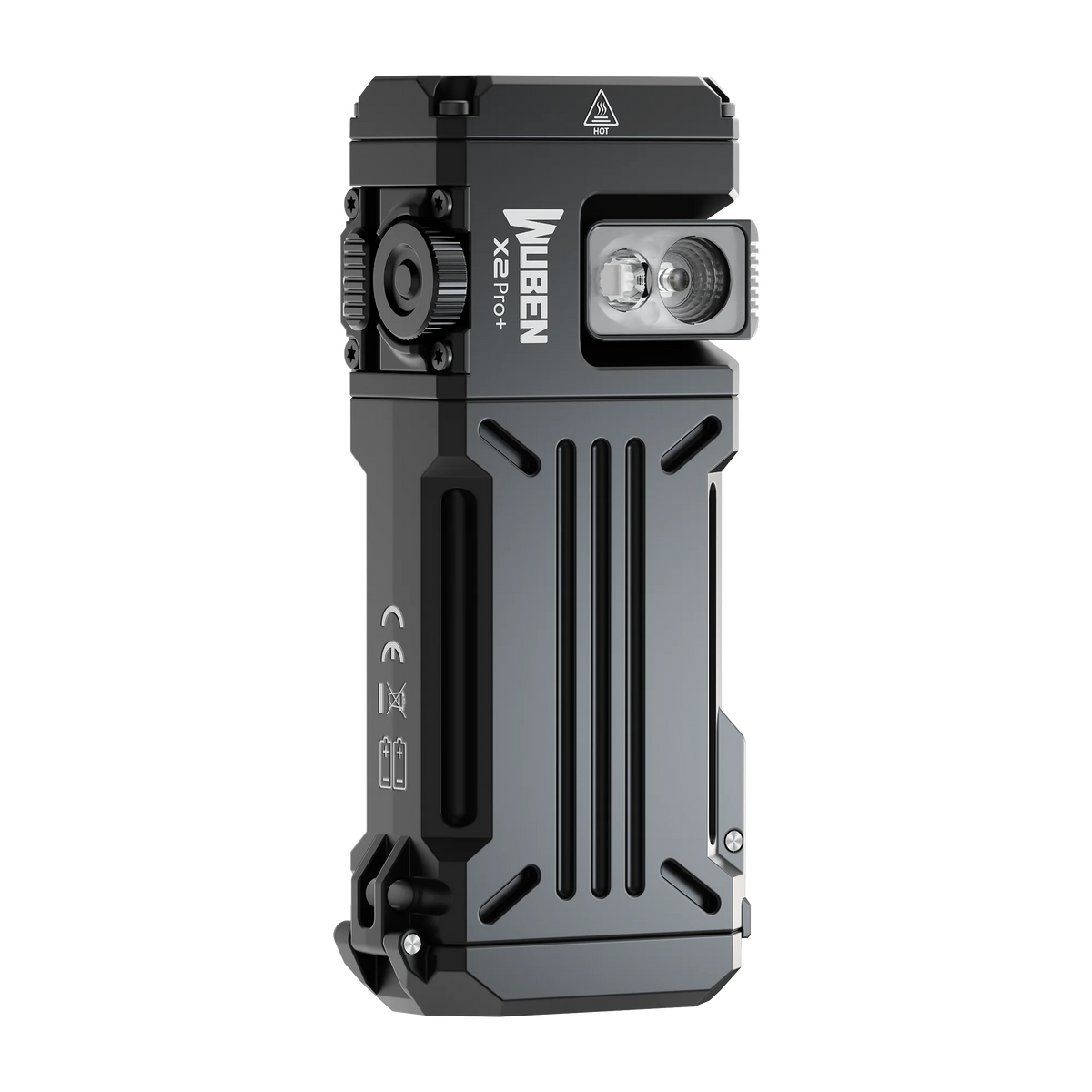 WUBEN X2 PRO+ 1500 Lumen USB-C EDC Flashlight – Dual 920mAh Battery, Pocket Clip & Magnetic Tail
