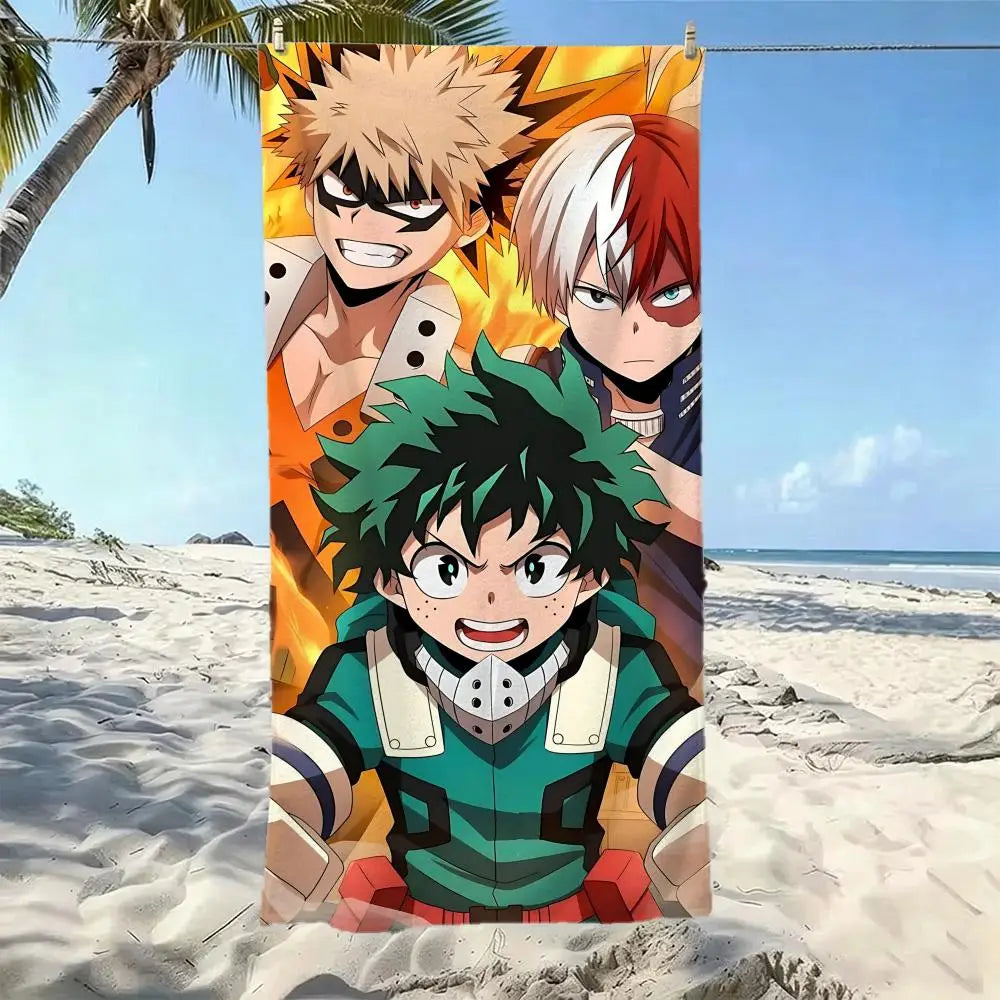 My Hero Academia Ultra-Soft Microfiber Towel – Bath & Beach, Five-Star Quality