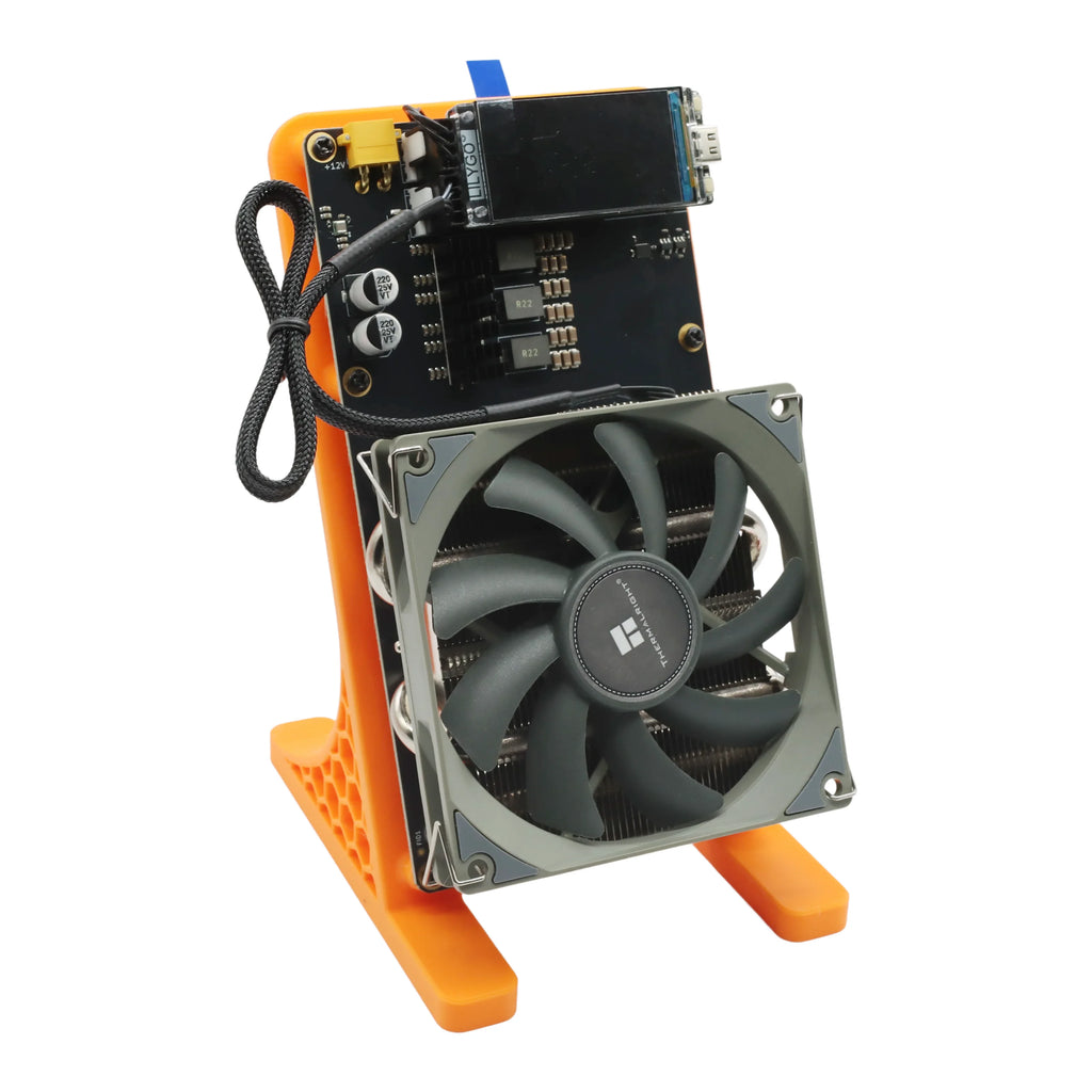 NerdQaxe++ Rev6.1 Bitcoin Solo Miner – 6 TH/s, 100W, 4× BM1370 ASIC, Wi-Fi, LCD Display