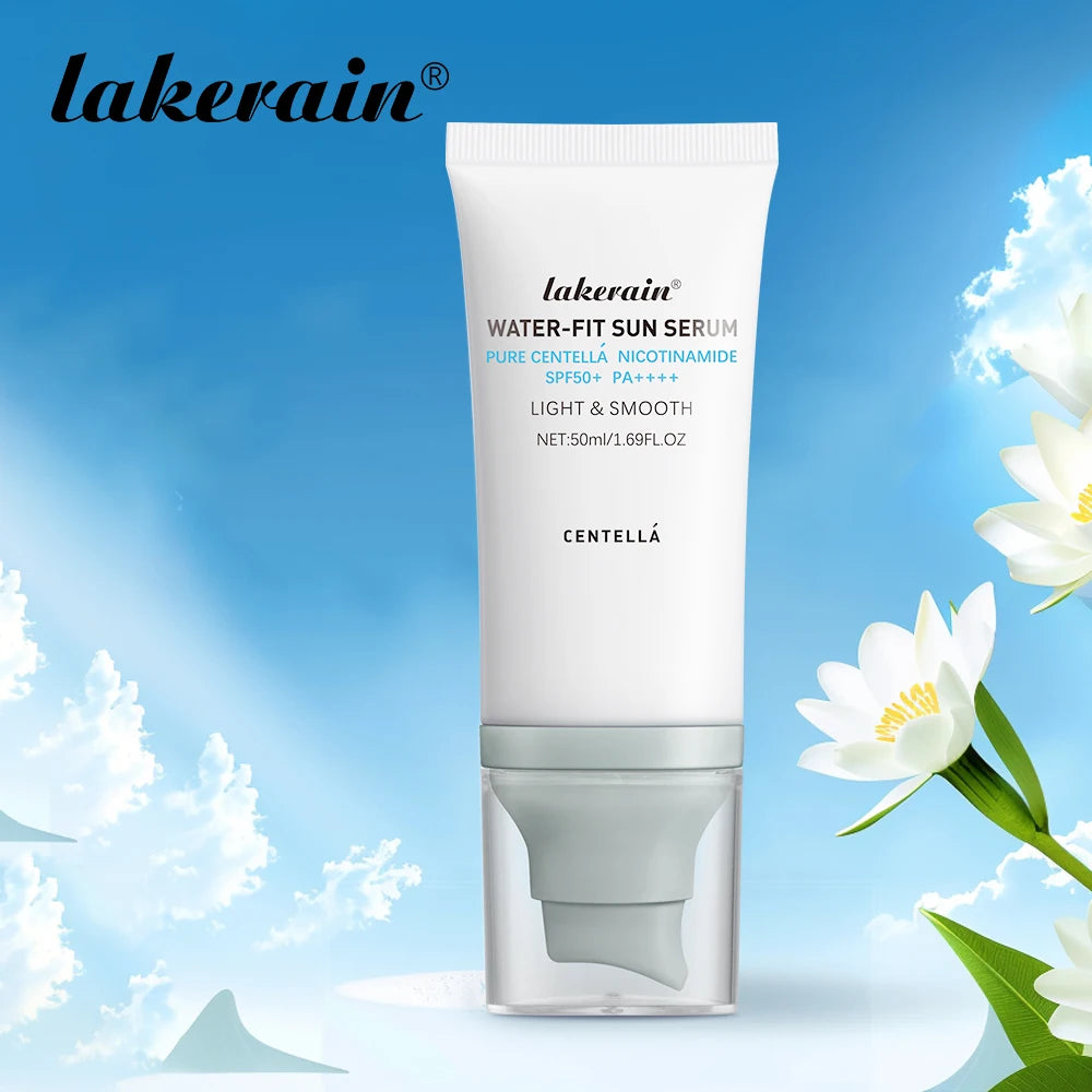 SPF50 Water-Fit Sun Serum – Lightweight Korean Sunscreen with Moisturizing & Oil Control