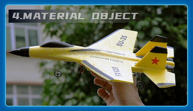 SU35 2.4G RC Foam Fighter Glider Airplane – Remote Control EPP Fixed Wing Plane