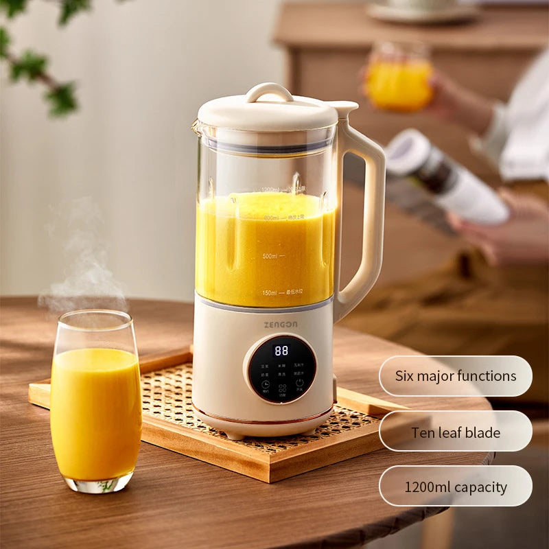 800ml Soy Milk Maker & Electric Blender – Wall-Breaking Machine for Soy Milk, Rice Paste & Breakfast Drinks