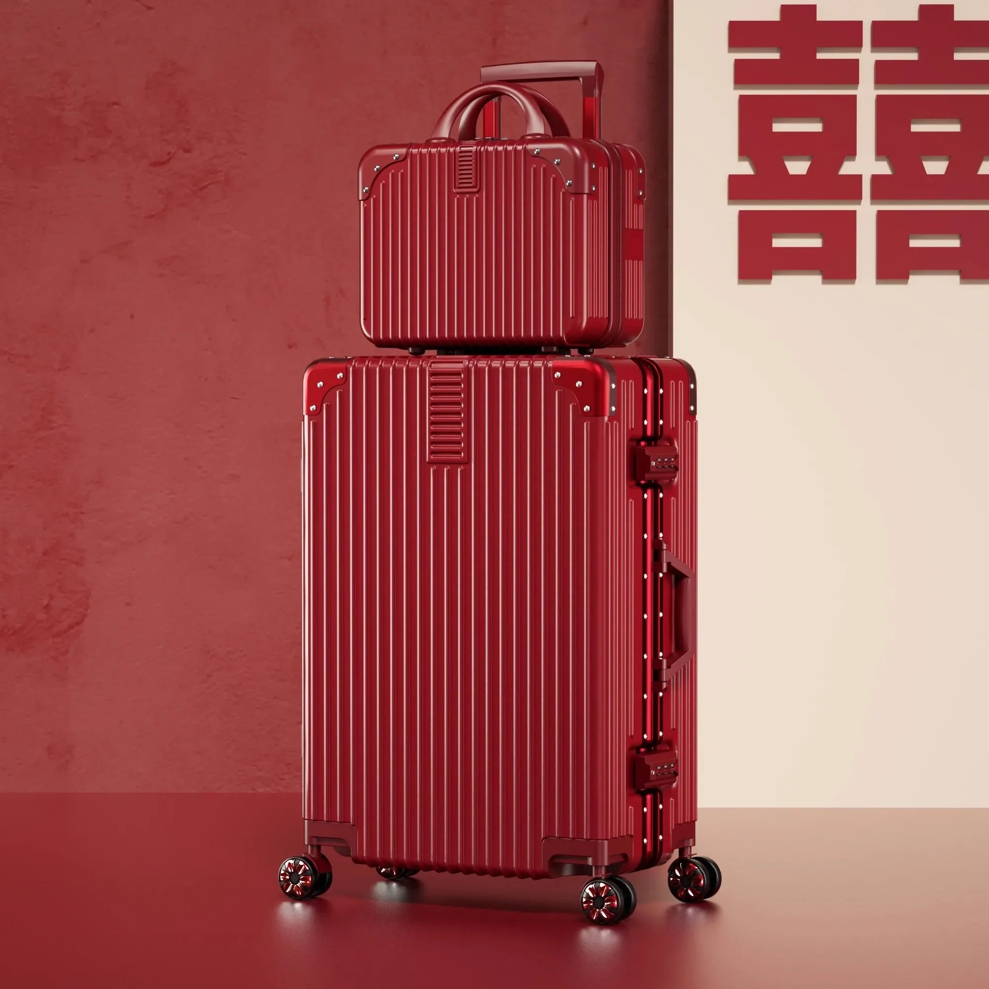 Lightweight ABS Rolling Suitcase Set — 20"/24"/28" Spinner Luggage Set