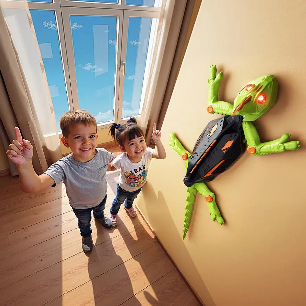 Wall Climbing RC Gecko Toy – Electric Remote Control Lizard Wall Crawler for Kids