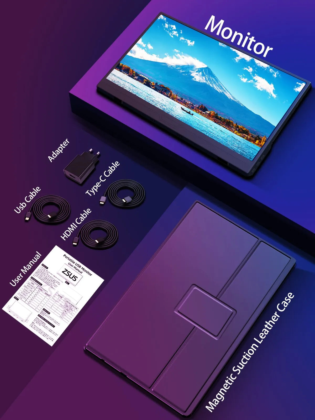 15.6-Inch Portable Touchscreen Monitor – Full HD IPS
